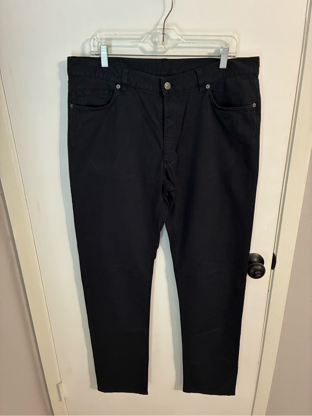 Zegna Means 5 Pocket Charcoal Slim Fit Chino pants